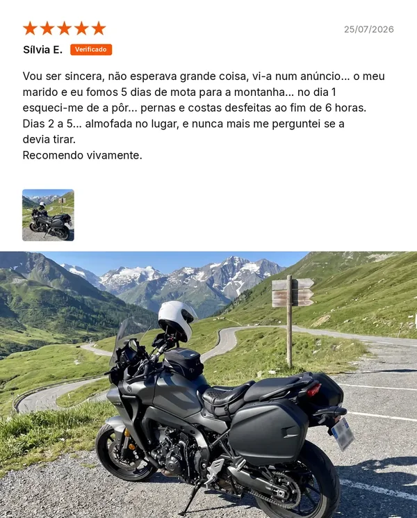 Avaliação de cliente verificada