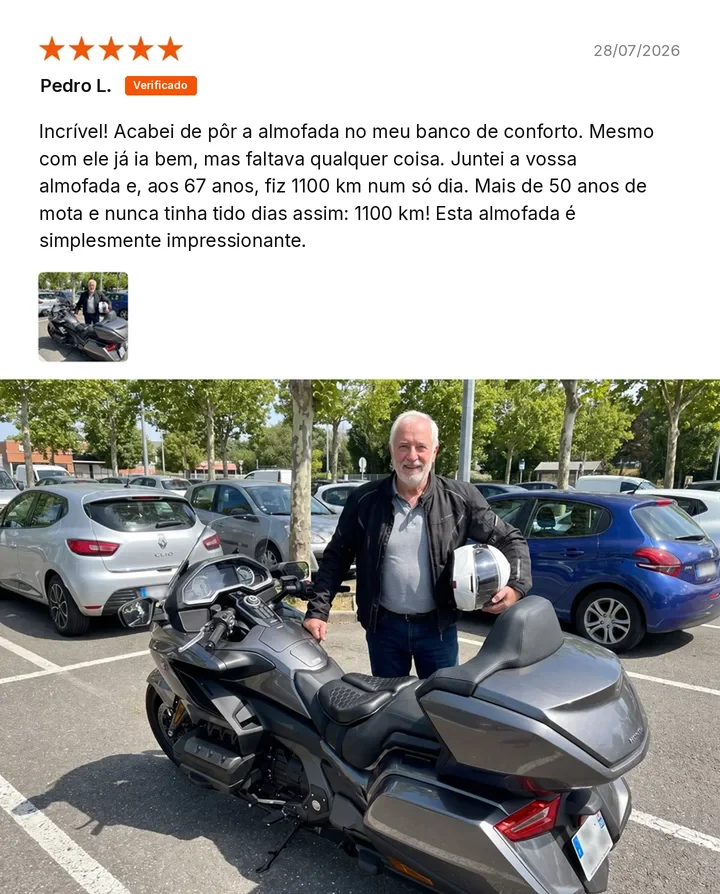 Avaliação verificada: Pedro L.