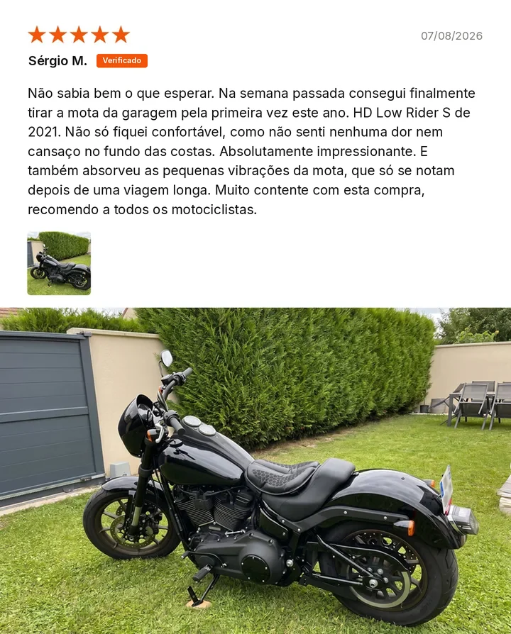 Avaliação verificada: Sérgio M.