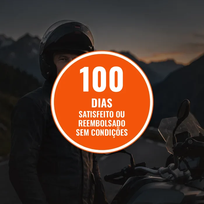 Garantia de 100 dias: satisfeito ou reembolsado